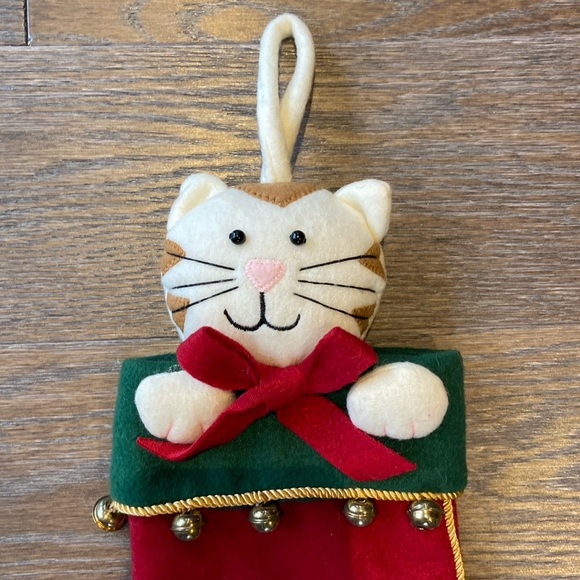 Pair of Adorable Kitty Christmas Stockings. - Picture 5 of 7